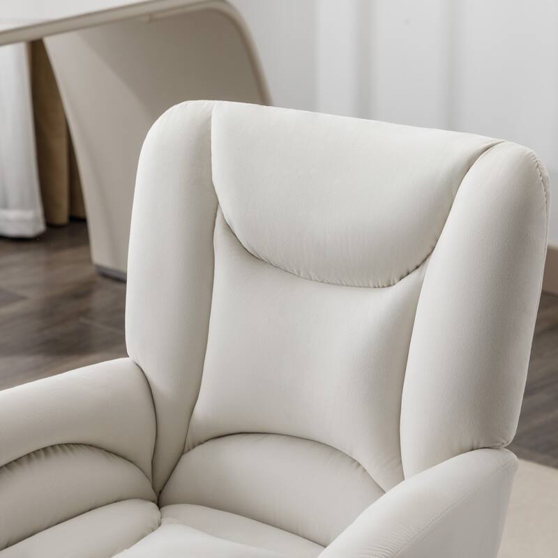 Modern Home Office Adjustable Swivel Task Desk Arm Chair with Wheels