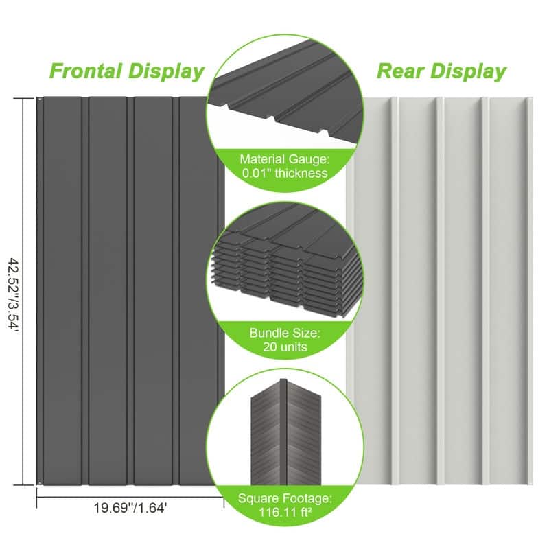 Domi Premium Trapezoidal Steel Roofing & Cladding Panels - Ultimate Weather Protection