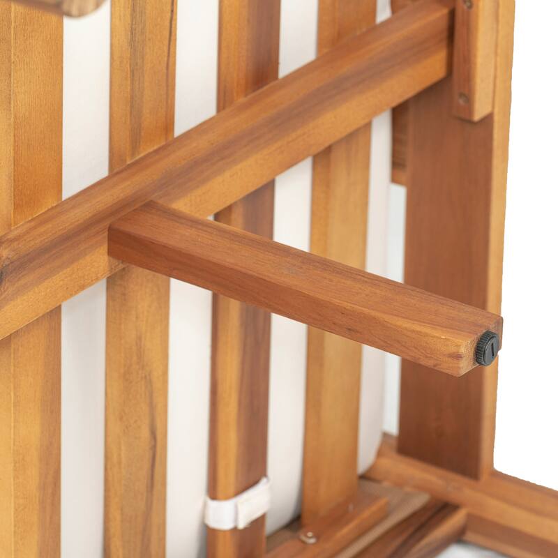 Christopher Knight Home - 33.75" Acacia Wood Outdoor Patio Club Chair ( Set of 2 )