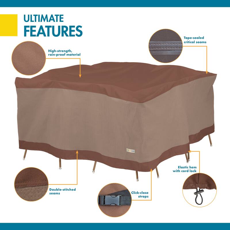 Duck Covers Ultimate Square Table and Chair Set Cover