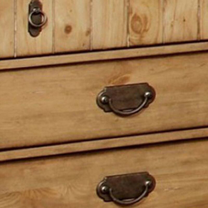 Brown 3 Drawer 29.25 in. W Nightstand with Sturdy Hardware and Ample Storage
