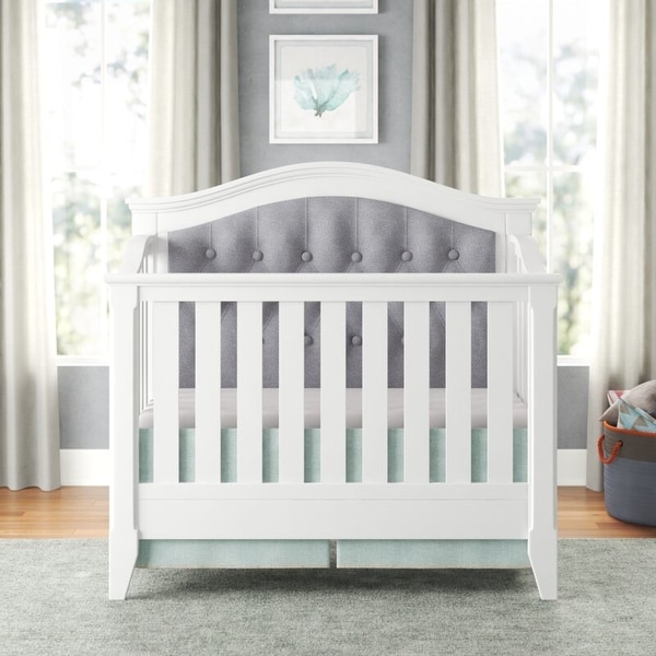 Magnolia Upholstered 4-in-1 Convertible Crib. Opens flyout.