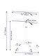 preview thumbnail 3 of 13, Portable Laptop Desk, Adjustable Height Standing Desk, Transparent