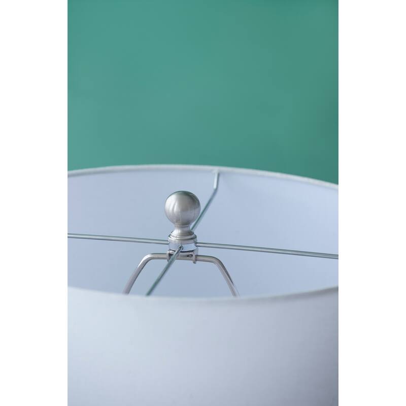 Table Lamp with Beige Paper Base