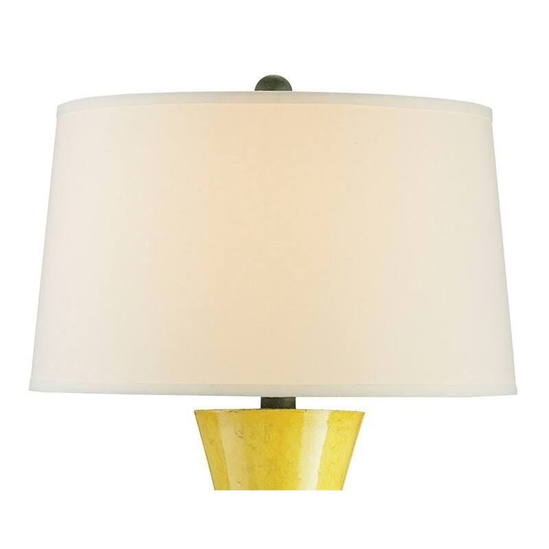 Currey & Company Upbeat Yellow Table Lamp - 31"h x 18"dia