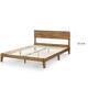 Priage by Zinus 10 Inch Wood Platform Bed with Headboard