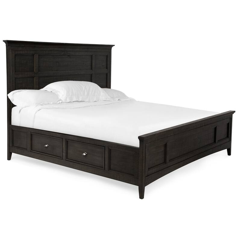 Magnussen Home Westley Falls Graphite Panel Storage Bed - Queen