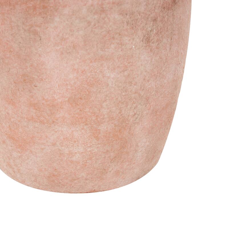 Pink Ceramic Antique Style Decorative Vase with Handles