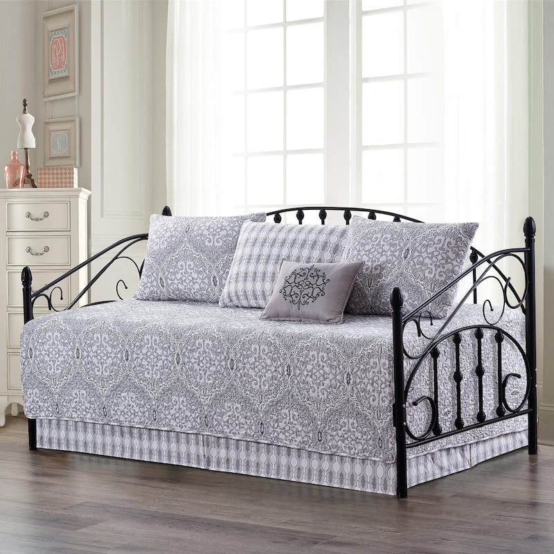 Serenta 6 Piece Cotton Blend Daybed Bedspread Coverlet Set - 75" x 39" - Melody MDLN
