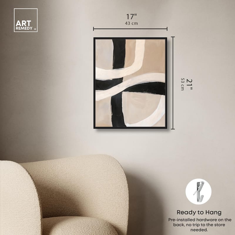 Subline Strokes II Canvas by Art Remedy