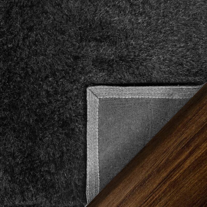 Superior Hand-tufted Plush Solid Shag Indoor Area Rug
