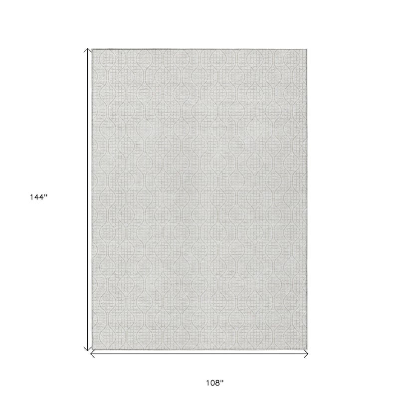 HomeRoots Geometric Transitional Rectangle Outdoor Rug