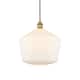 Option Brushed Brass / Cased Matte White