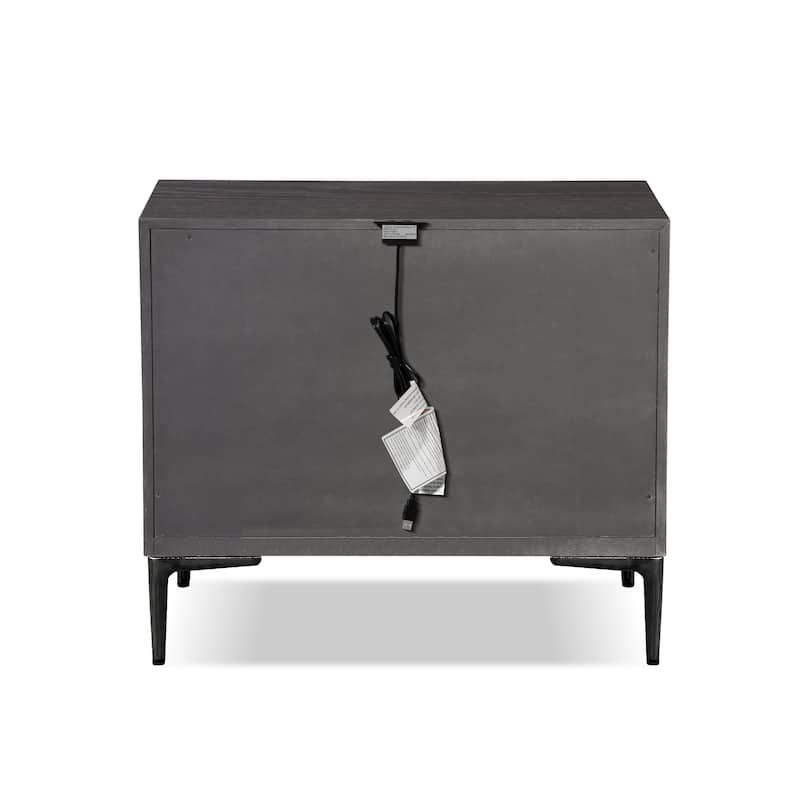 Furniture of America Fable Modern 5-Piece Solid Wood Panel Bedroom Set