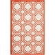 preview thumbnail 97 of 115, SAFAVIEH Amherst Corinne Modern Rug 2'6" x 4' - Ivory/Orange - Rectangle