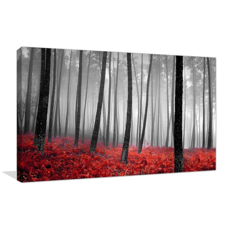 "Autumn Woods " by PhotoINC Studio Print on Canvas