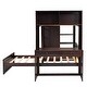 preview thumbnail 30 of 54, Twin Loft Bed with Twin Stand-alone bed, Shelves,Desk,and Wardrobe