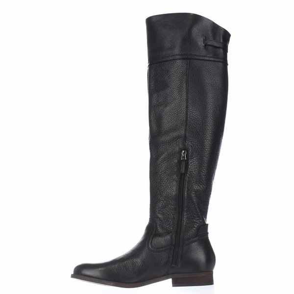 franco sarto black tall boots