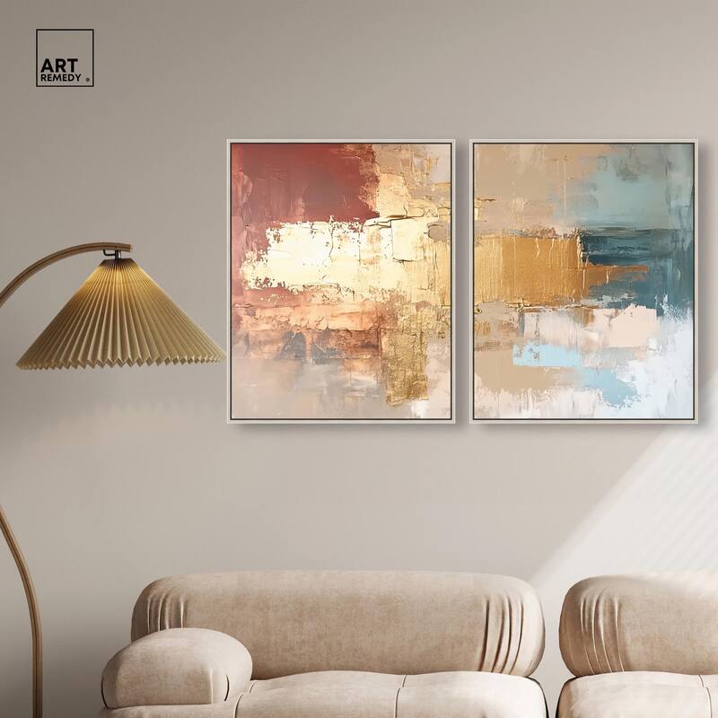 Earthy Glow V Canvas Set of 2 by Art Remedy