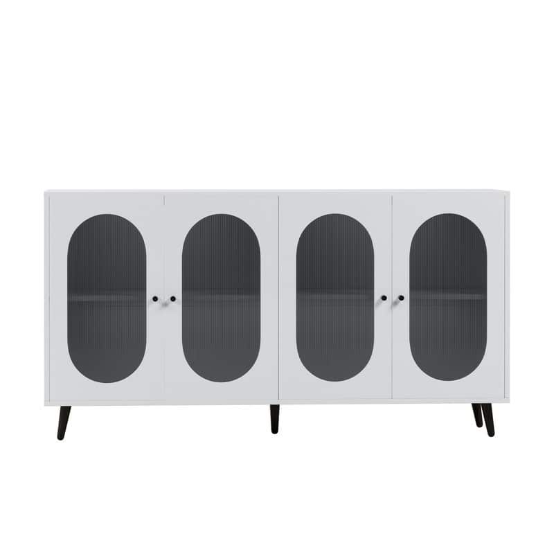 59.9''W Modern Accent Sideboard Cabinet with Acrylic Doors