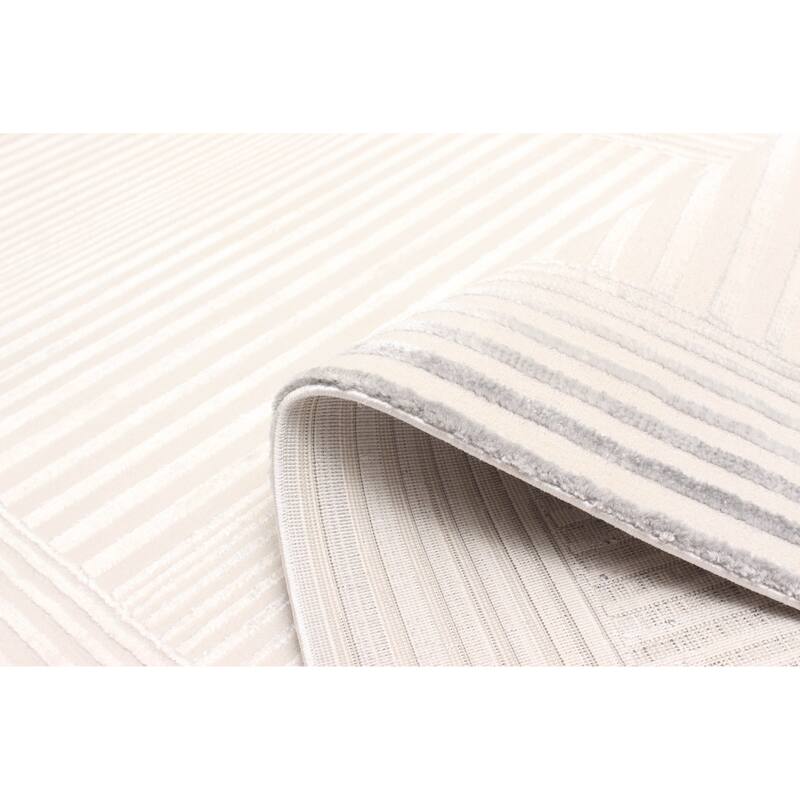 ECARPETGALLERY Machine Made Ramona Grey Area Rug