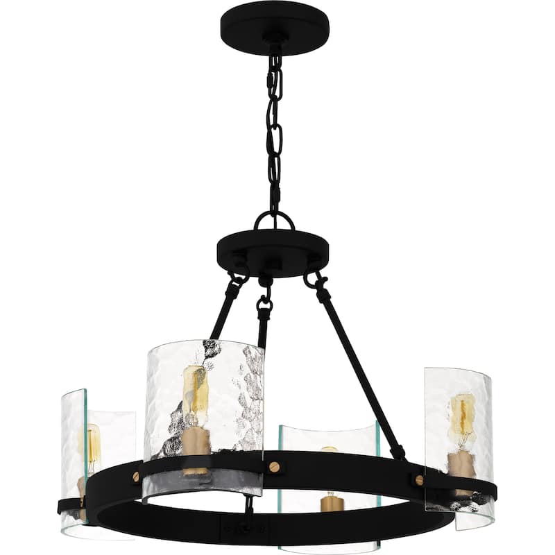 Gloucester 4-Light Matte Black Chandelier