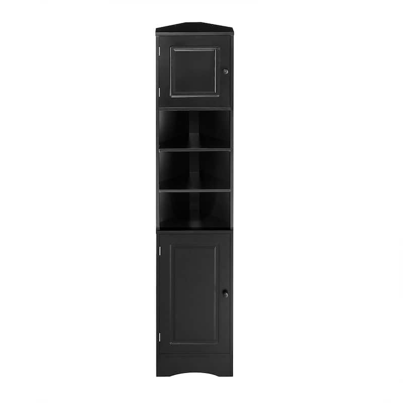 Corner Cabinet Tall Bathroom Storage Cabinet