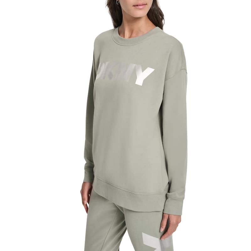 DKNY Sport Foil Logo Crewneck Sweater