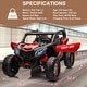 preview thumbnail 1 of 19, Two Seater 24V Kids Ride on UTV Car,Motors Powerful Electric Vehicle