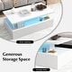 preview thumbnail 18 of 18, Gymax LED Coffee Table 2-Tier High Glossy with Adjustable Light &
