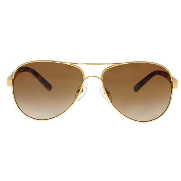 tory burch signature aviator sunglasses