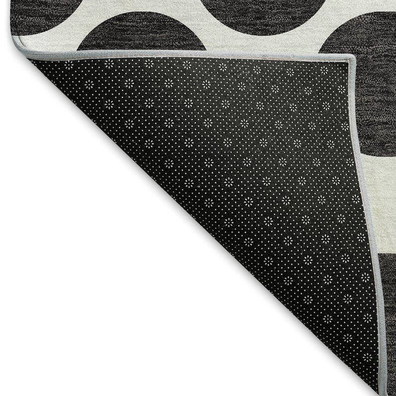 Premium Washable Super Soft Geo Dots Mayfield Rug