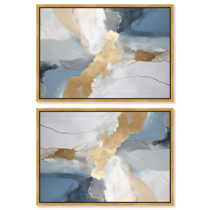 Getaway Necessities Canvas by Art Remedy - 36" x 54" - Silver