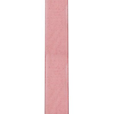 Club Pack of 12 Raspberry Red Wired Christmas Craft Ribbon 2.5" x 120 Yards