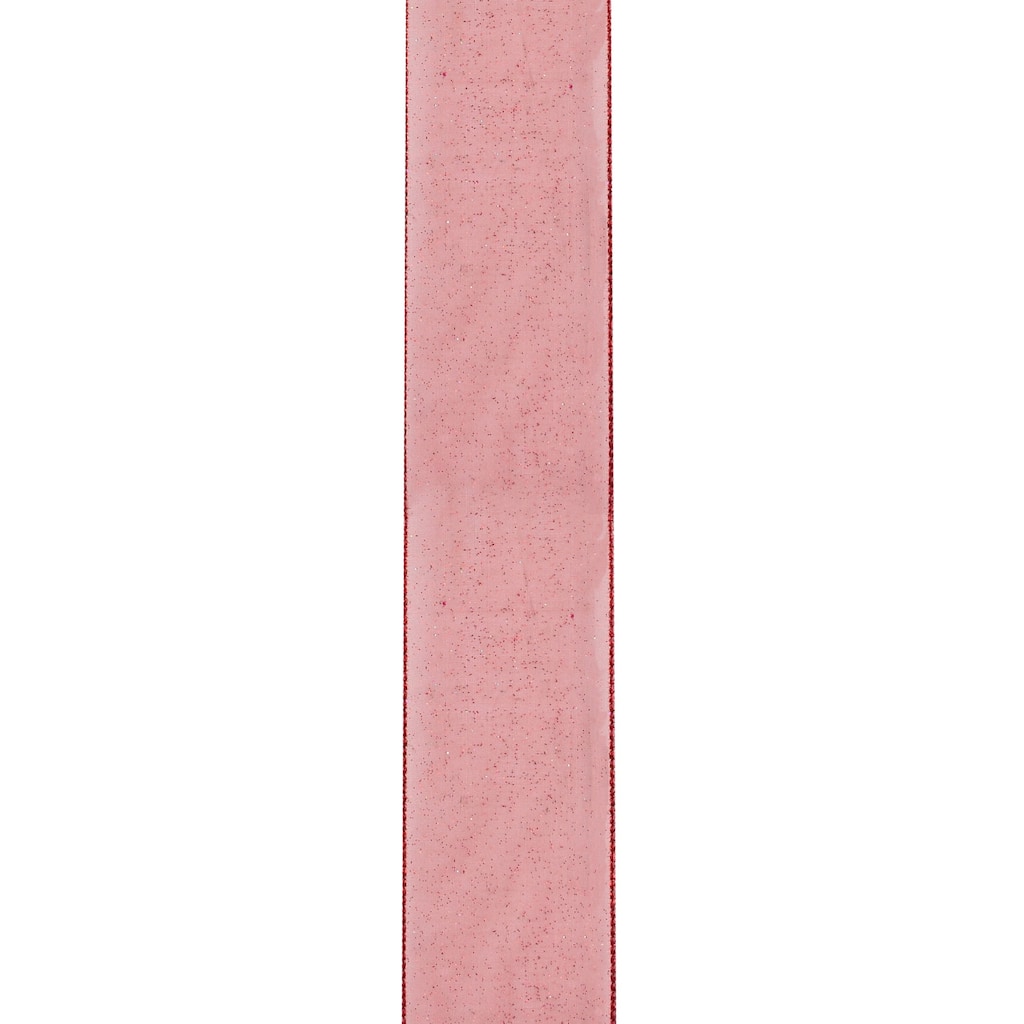 Club Pack of 12 Raspberry Red Wired Christmas Craft Ribbon 2.5" x 120 Yards