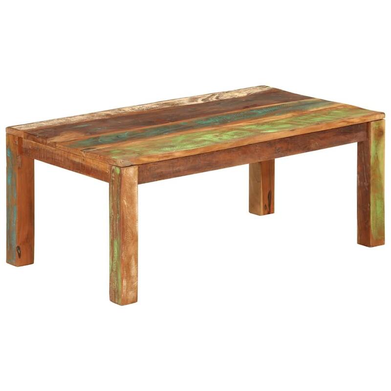 vidaXL Coffee Table Side End Table Living Room Accent Sofa Table Solid Wood