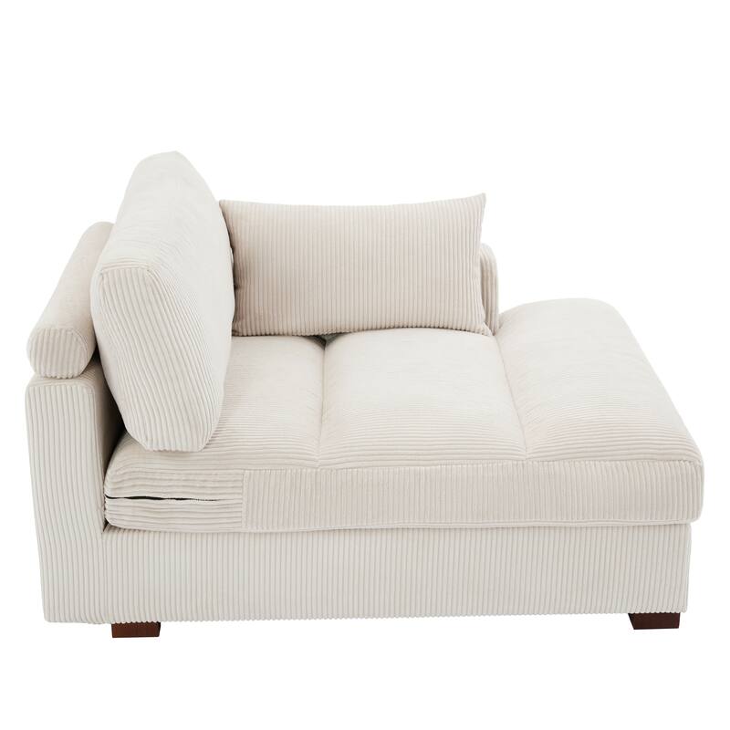 Left and Right Sectional Sofa Set Chaise Lounge Sofa Chair