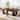 8FT Large Conference Table for 10 People, 94.5" W Large Meeting Table with 2 Cable Grommet