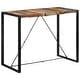 preview thumbnail 1 of 6, vidaXL Bar Table 55.1"x27.6"x43.3" Solid Wood Reclaimed - 55.1" x 27.6" x 43.3"