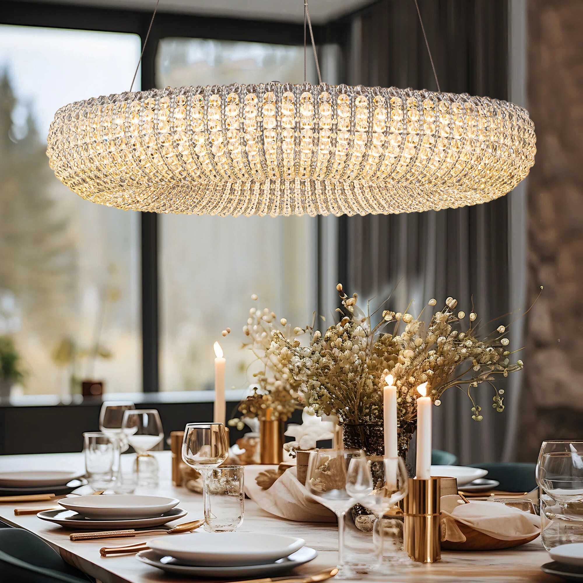 Led contemporary chandeliers online