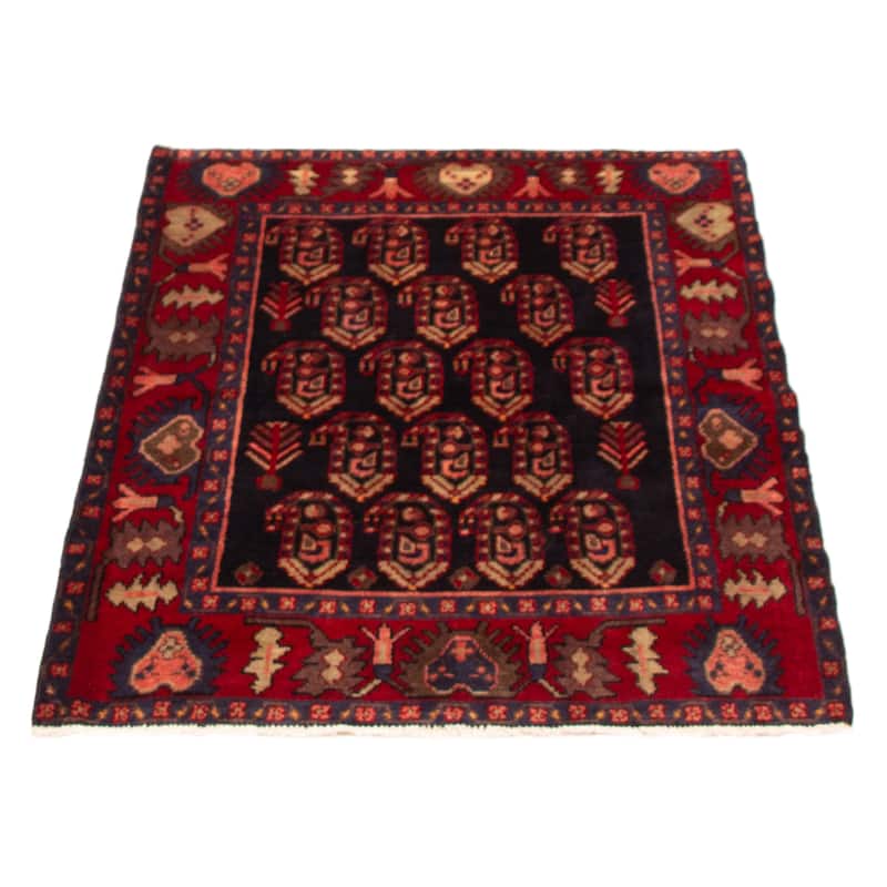 ECARPETGALLERY Hand-knotted Andelz Navy Wool Rug - 3'10 x 5'2