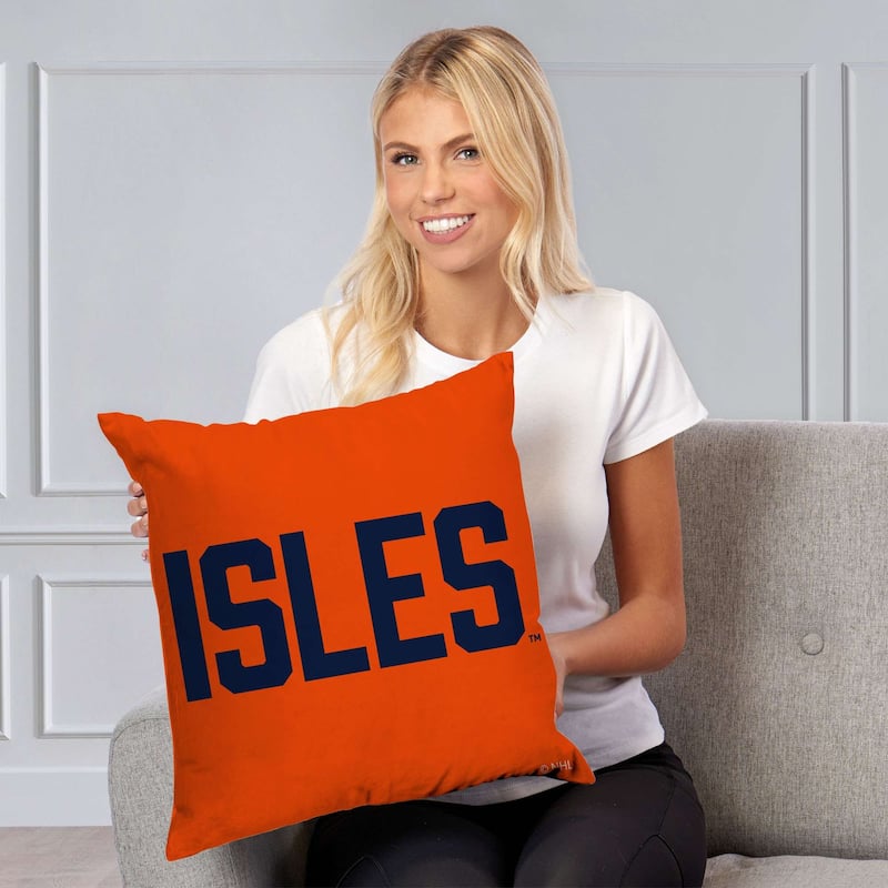 NHL 2024 New York Islanders NHLSS My Ice 18 Inch Throw Pillow