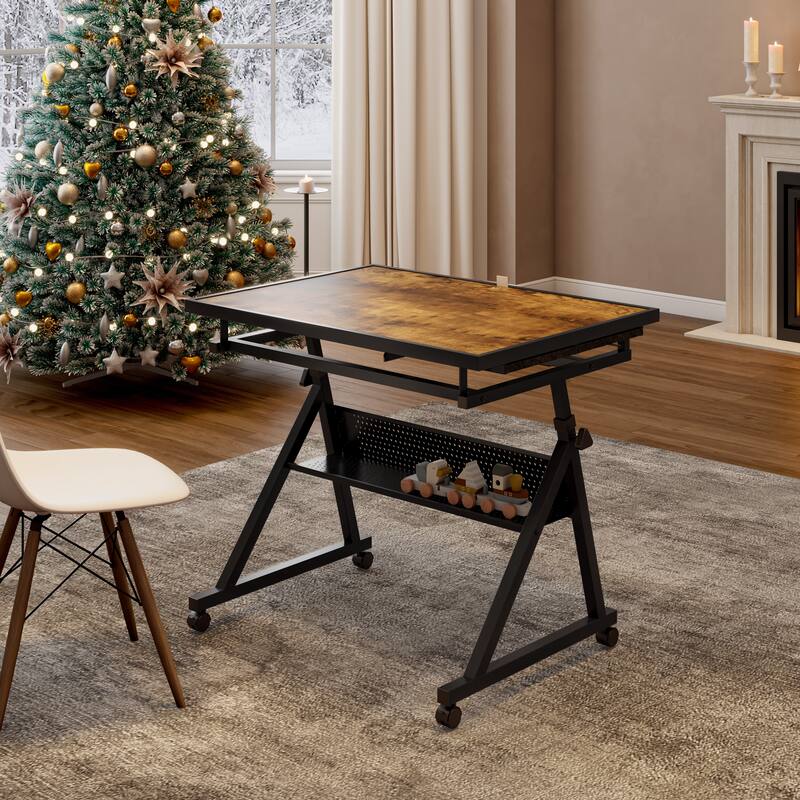 1500 pieces Jigsaw Puzzle metal Table board for adults gift with 4 trays(black)