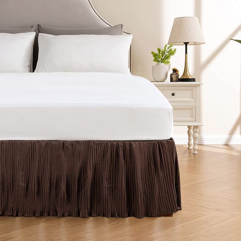 Serenta 18 Inch Drop Diamond Square Matching Bed Skirt