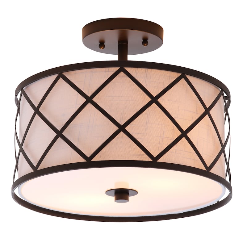 Link Metal LED Flush Mount, by JONATHAN Y