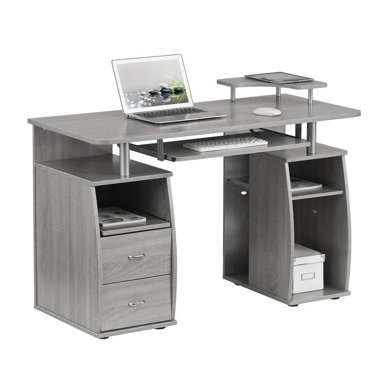 Complete Computer Workstation Desk With Storage