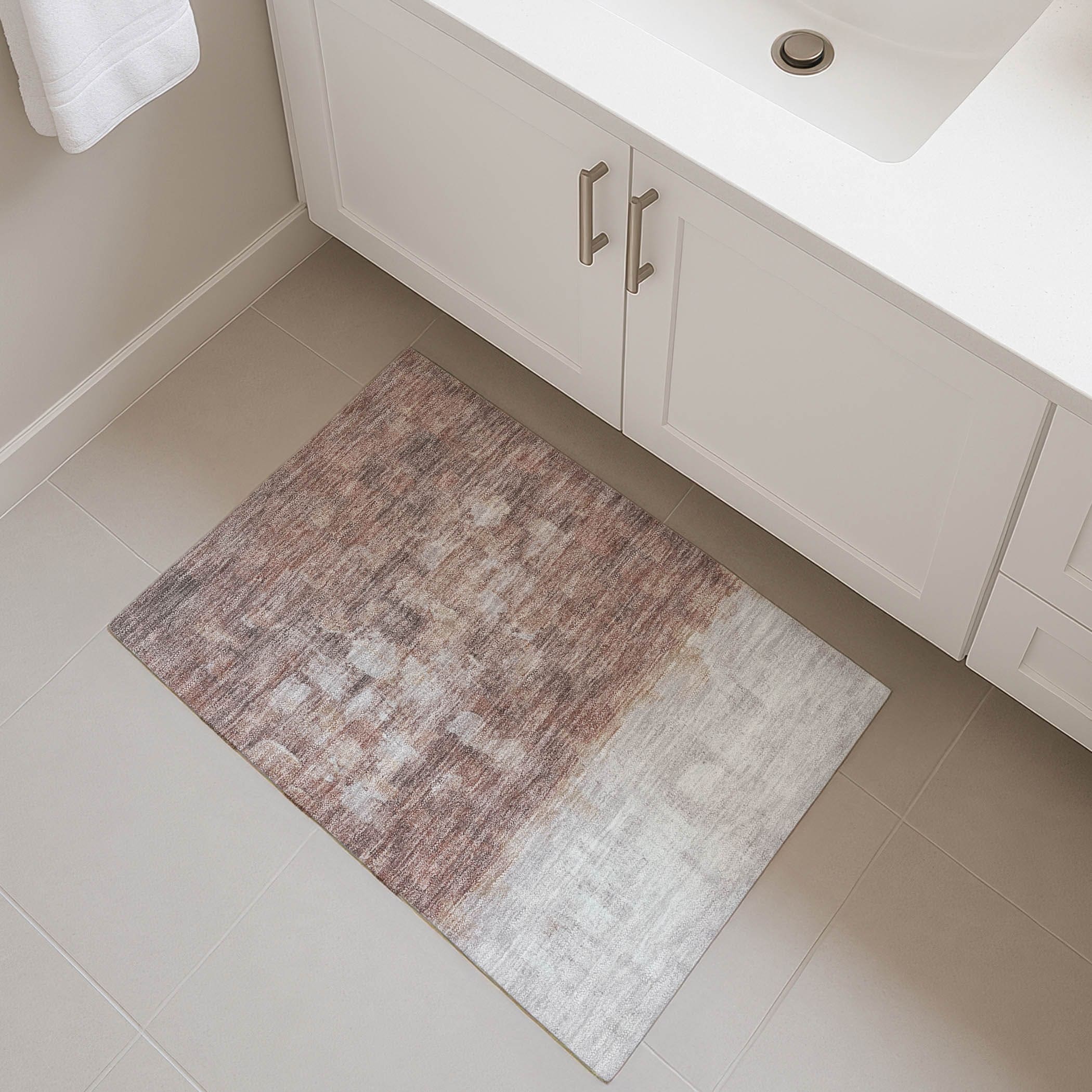 Premium Washable Super Soft Ombre Brushstrokes Mayfield Rug