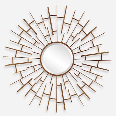 Uttermost Tangled Bronze Round Mirror - 46'' H X 46'' W X 1.13'' D
