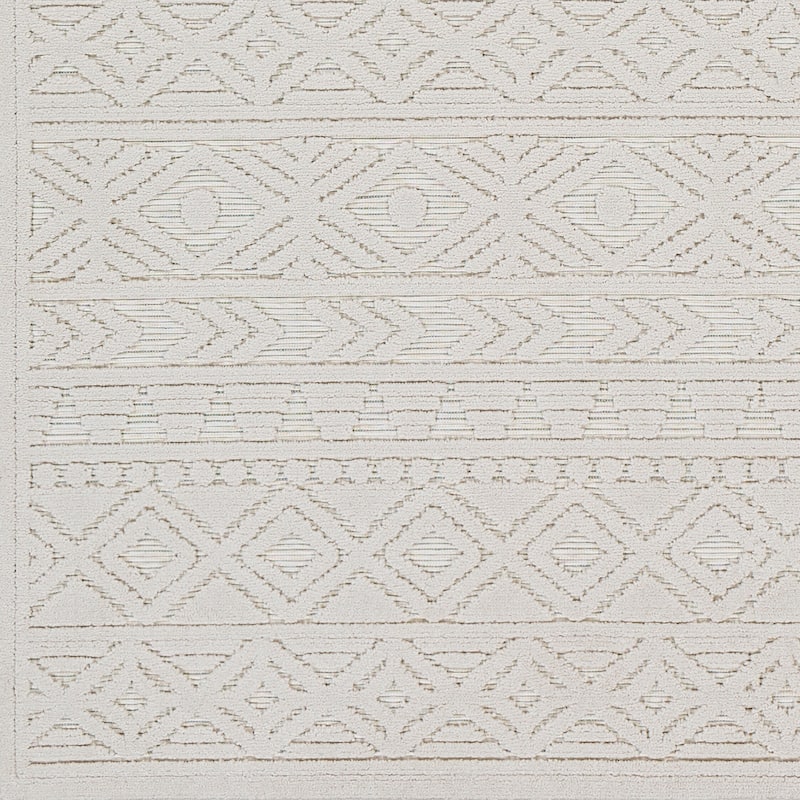 Atatiana Indoor/ Outdoor Global Stripe Area Rug