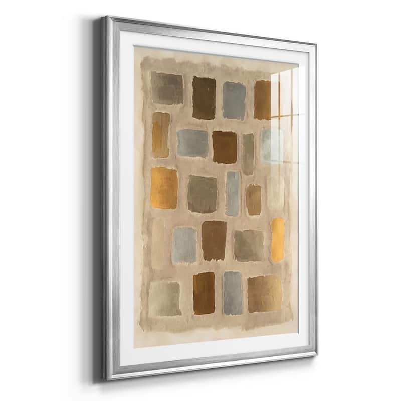 Sand Shaped II Premium Framed Print - Ready to Hang
